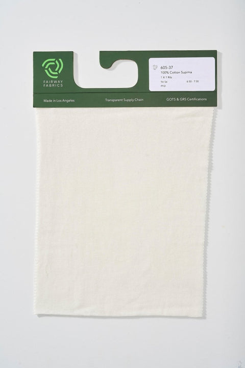 1 x 1 Rib - 100% Supima Cotton - Fairway Fabrics