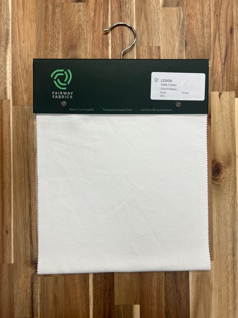 3 - End Fleece - 100% BCI Cotton (420 GSM) - Fairway Fabrics