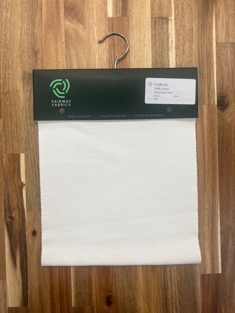 3 - End Fleece - 100% BCI Cotton (450 GSM) - Fairway Fabrics